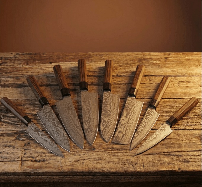 Set de Cuchillos KŌRAI Forja Kaji - Imagen 3