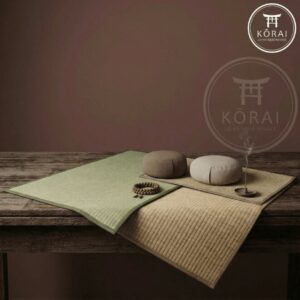 Esterillas de tatami finas para meditación
