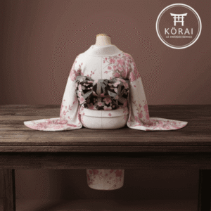 Kimono Blanco – Rosa (3)