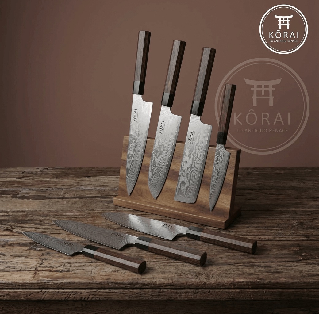 Set de Cuchillos KŌRAI Forja Kaji