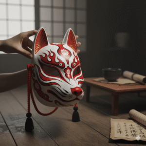 Máscara Kitsune - Reiko-Man